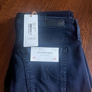 AG Adriano Goldschmied Women’s Deep Indigo Skinny Jeans (The Legging Ankle)